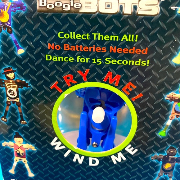 BOOGIE BOTS NWT BIGATRON WIND UP DANCE TOY - Picture 9 of 11